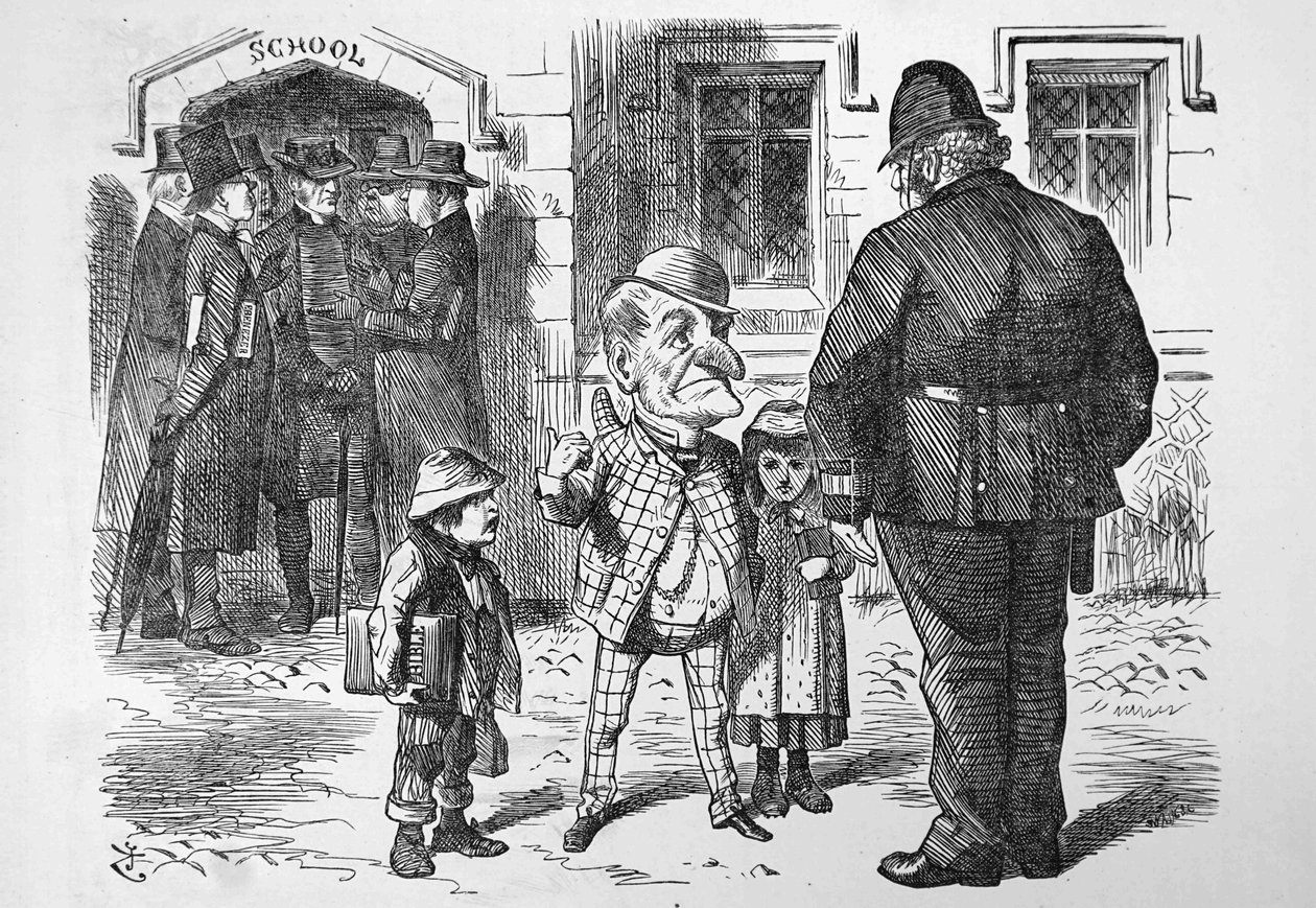 Mr Punch che fa appello a John Bull da John Tenniel