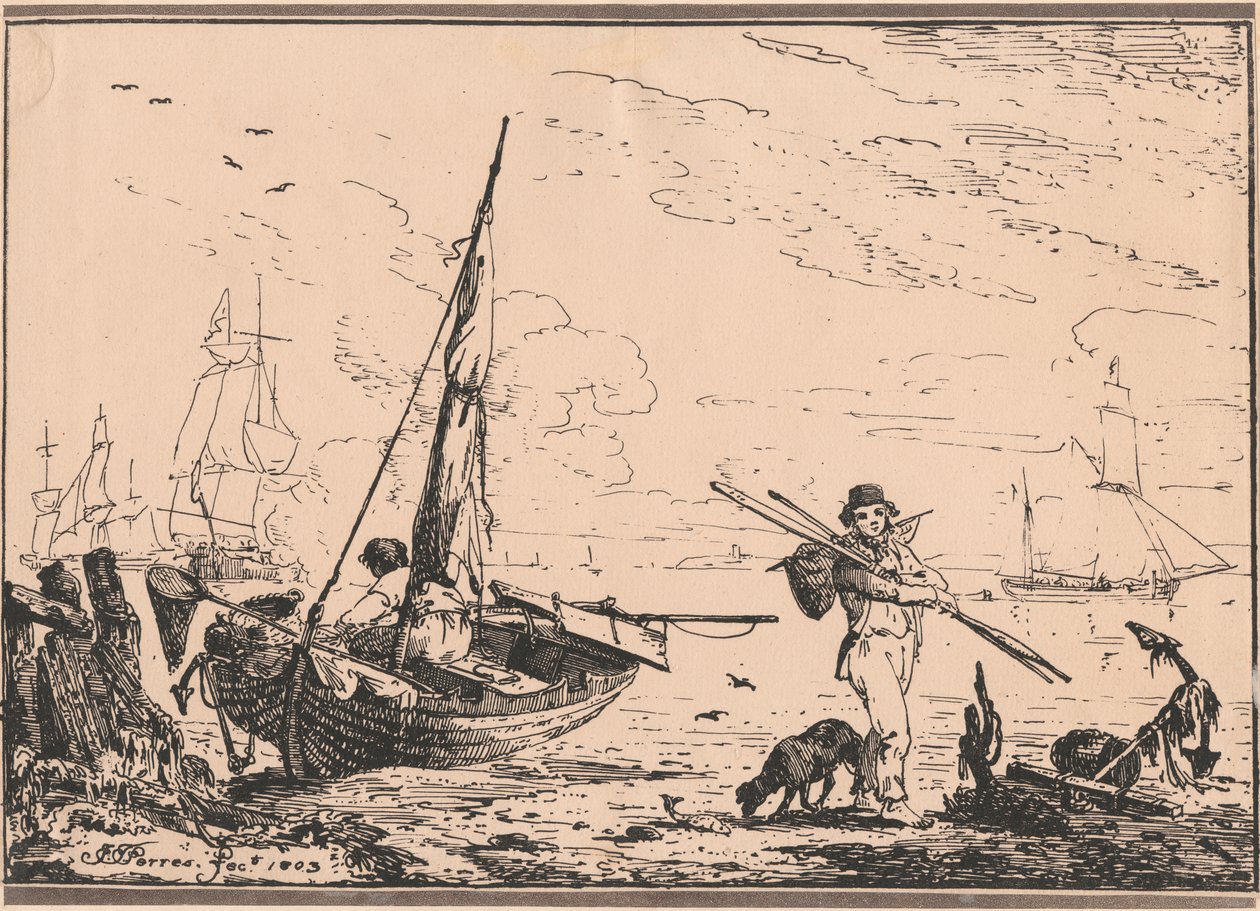 Scena del porto da John Thomas Serres