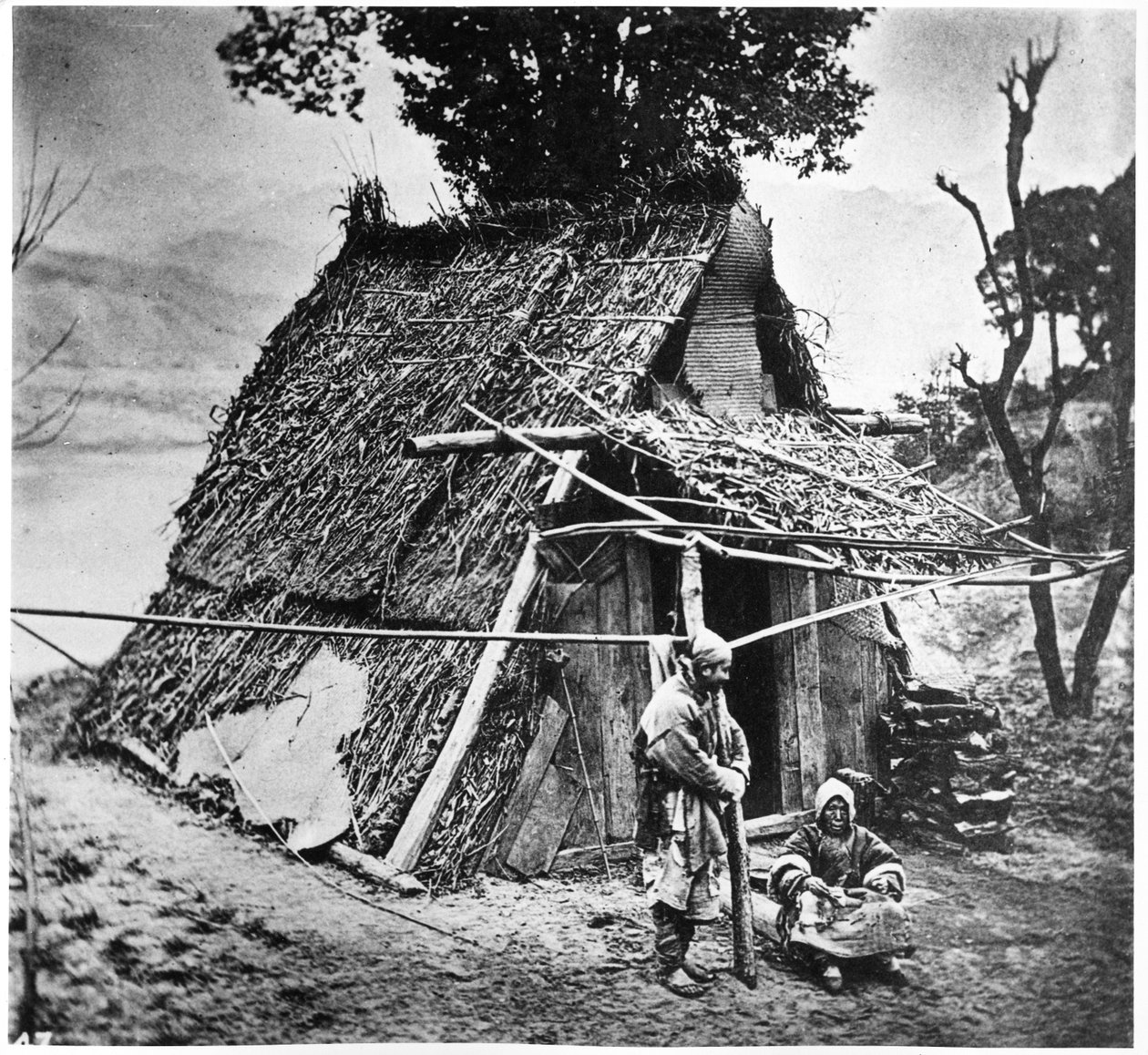 Capanna di montagna, Provincia di Huzeh, c.1867-72 da John Thomson