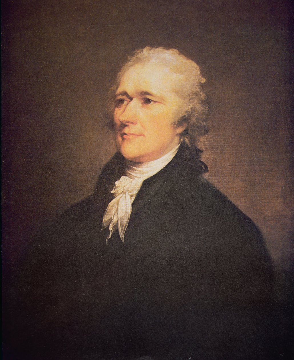 Alexander Hamilton (1755-1804) c.1806 da John Trumbull