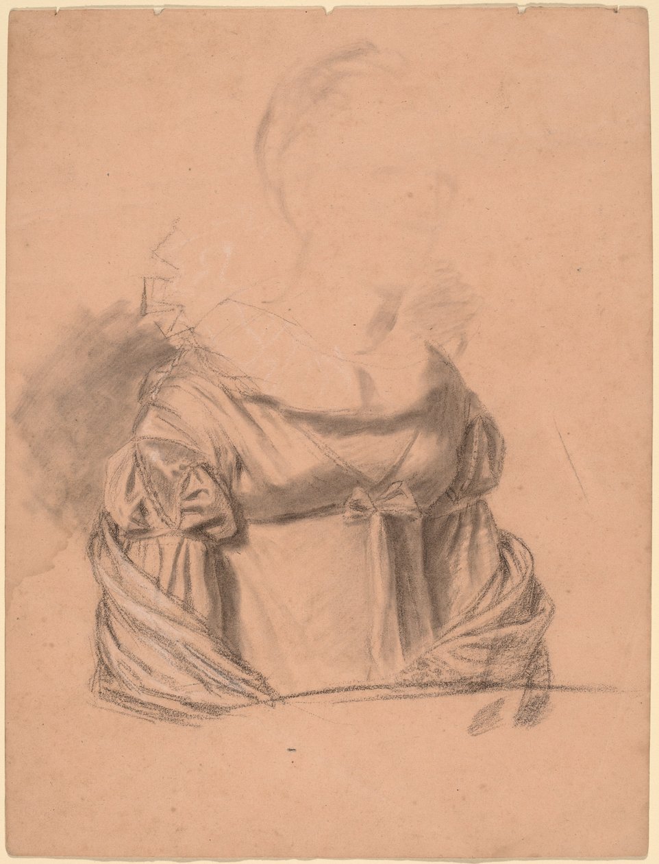 Studio di un vestito da donna da John Vanderlyn