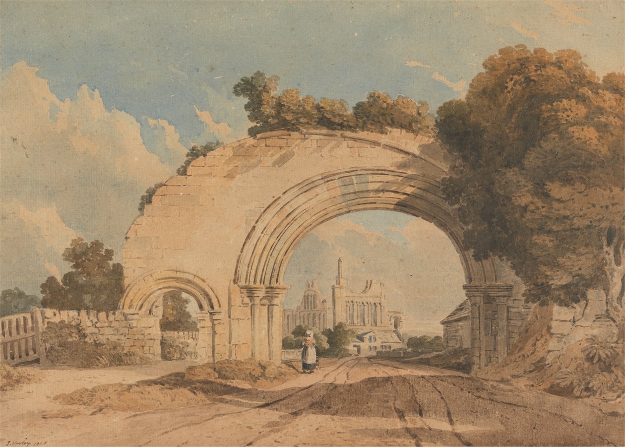Abbazia di Byland, Yorkshire da John Varley