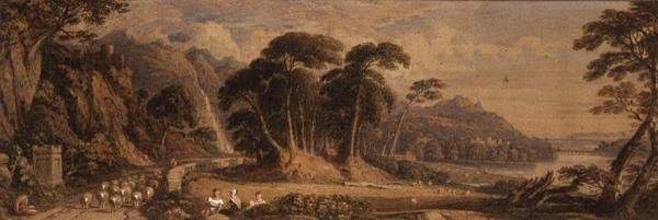 Composizione paesaggistica da John Varley