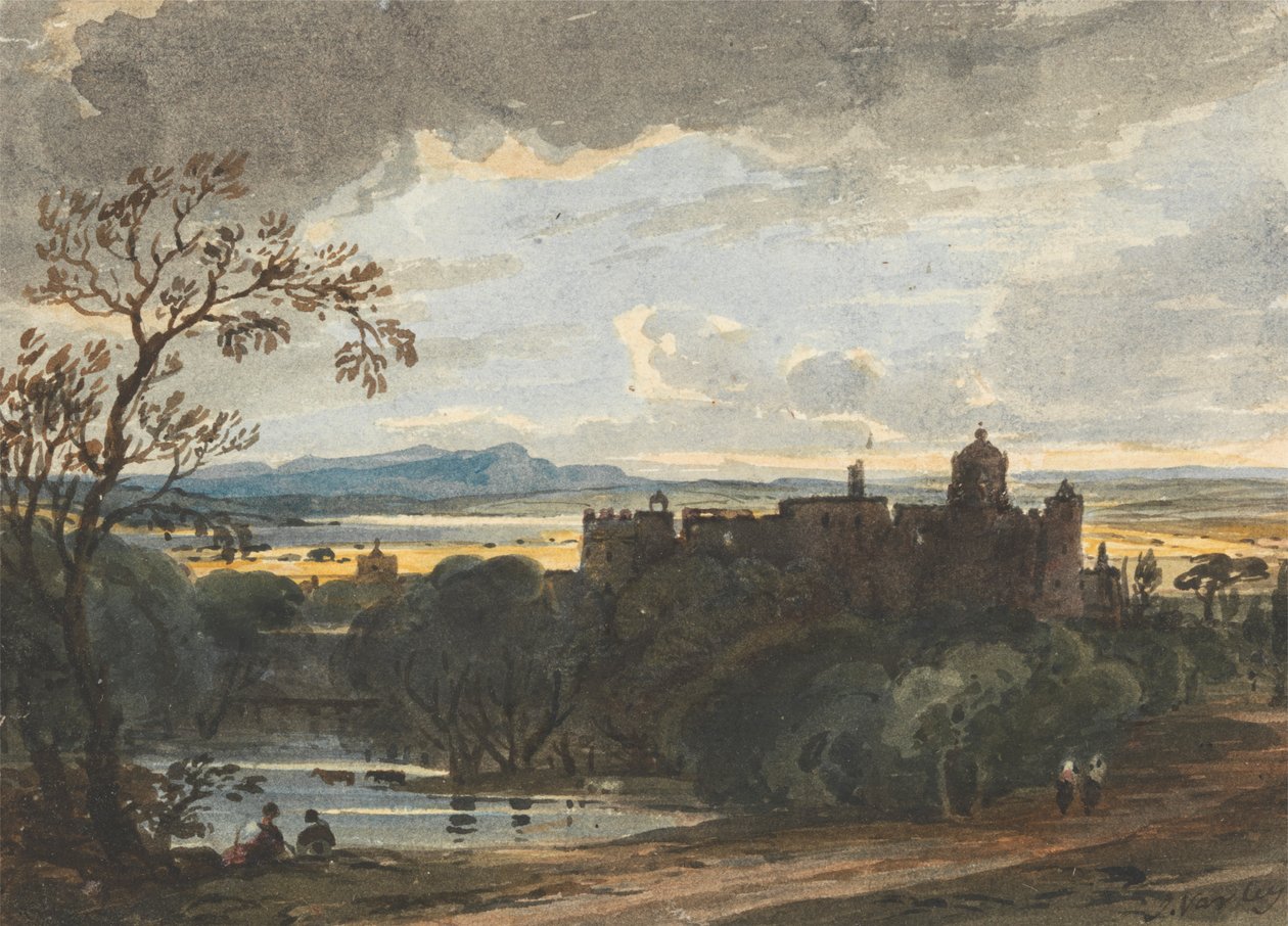 Palazzo di Linlithgow da John Varley