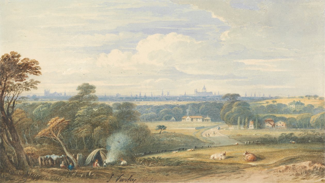 Londra da sud-ovest da John Varley
