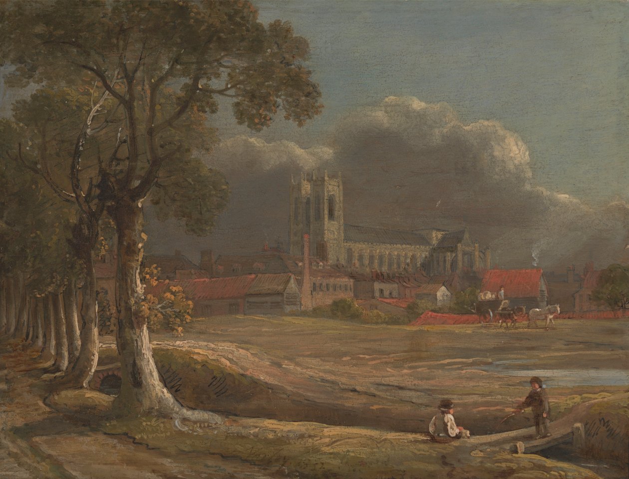 Abbazia di Westminster da Tothill Fields da John Varley