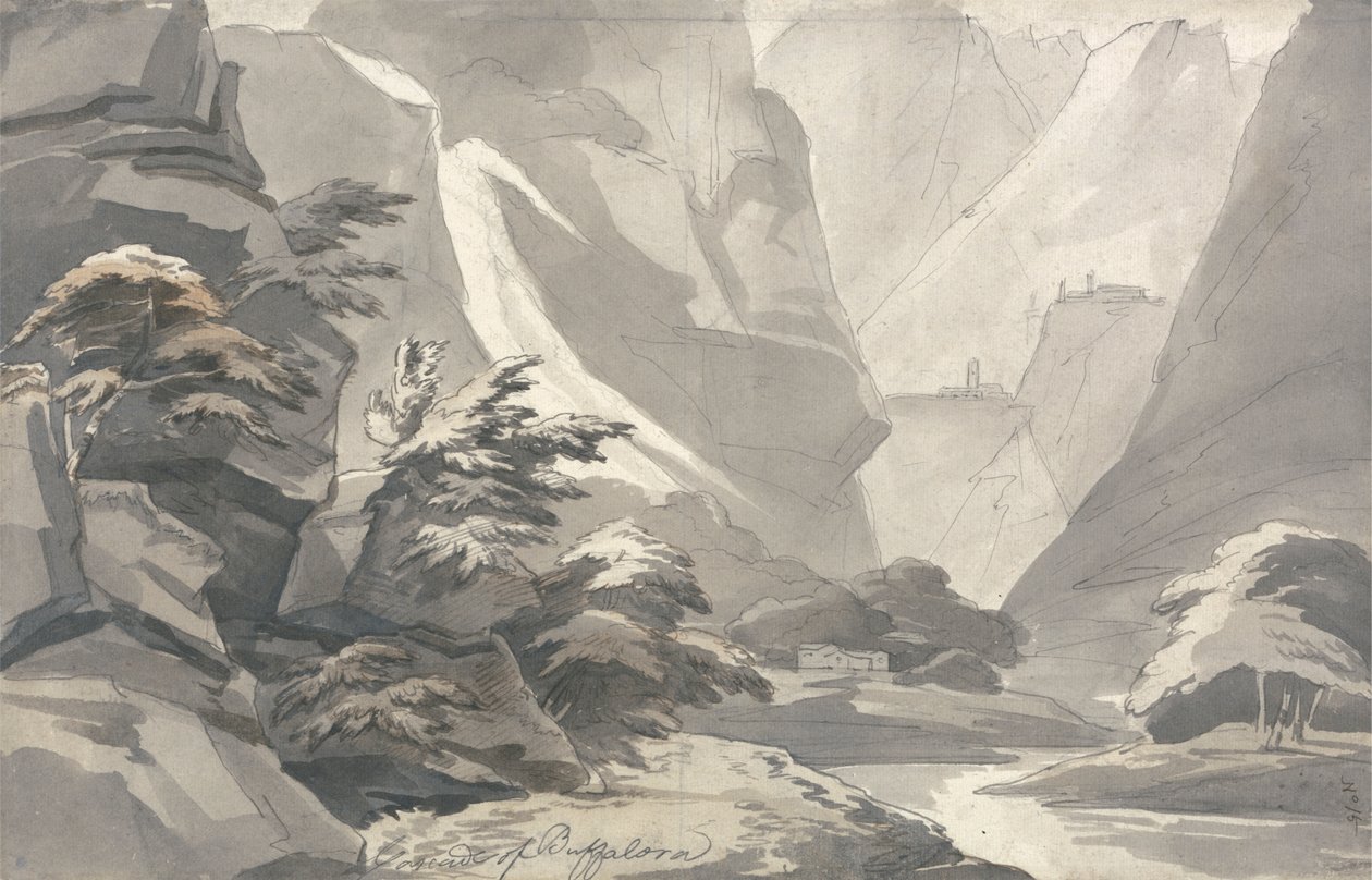 Cascata di Buffalora da John Warwick Smith