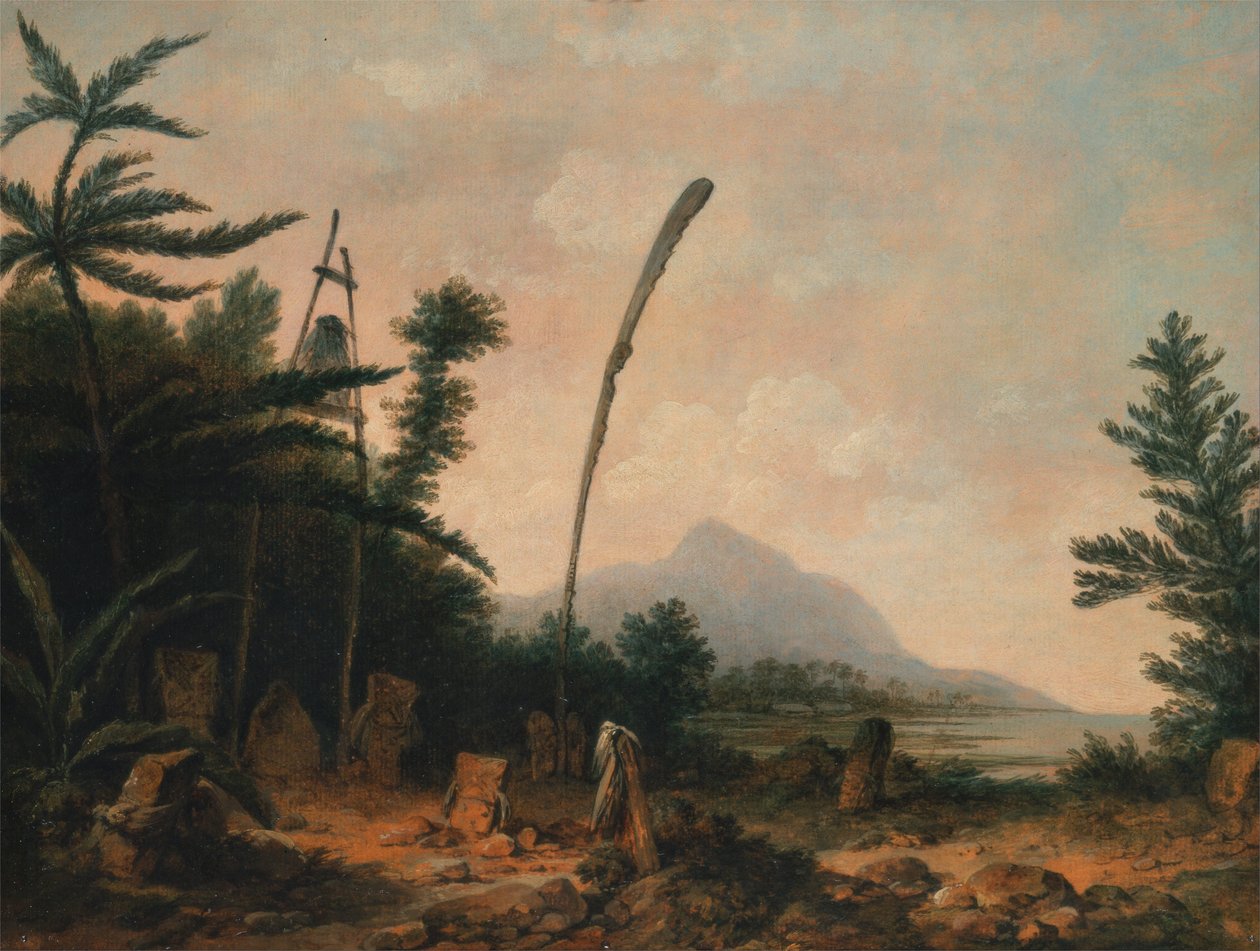 Un luogo di sepoltura nei mari del sud da John Webber