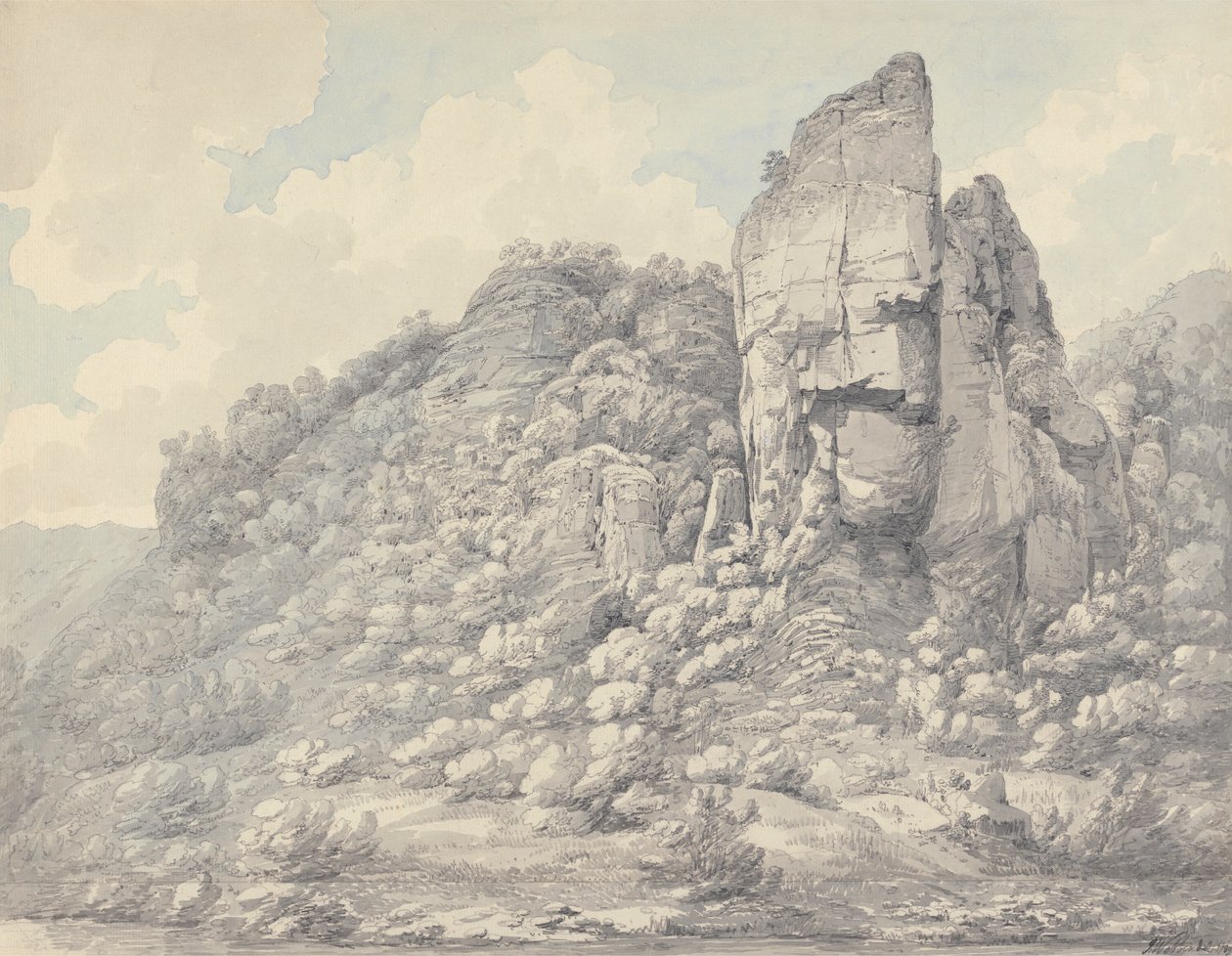 Rocce nel Derbyshire da John Webber