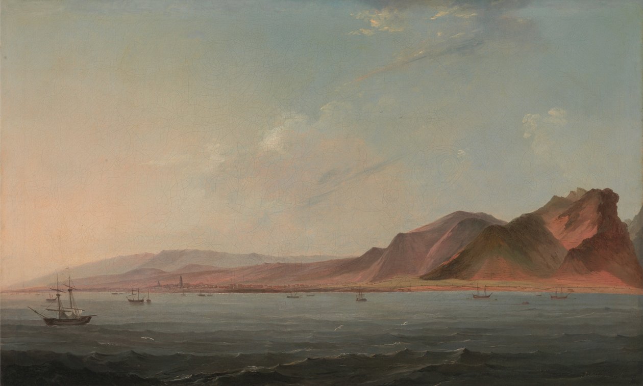 Vista su Santa Cruz, Tenerife da John Webber