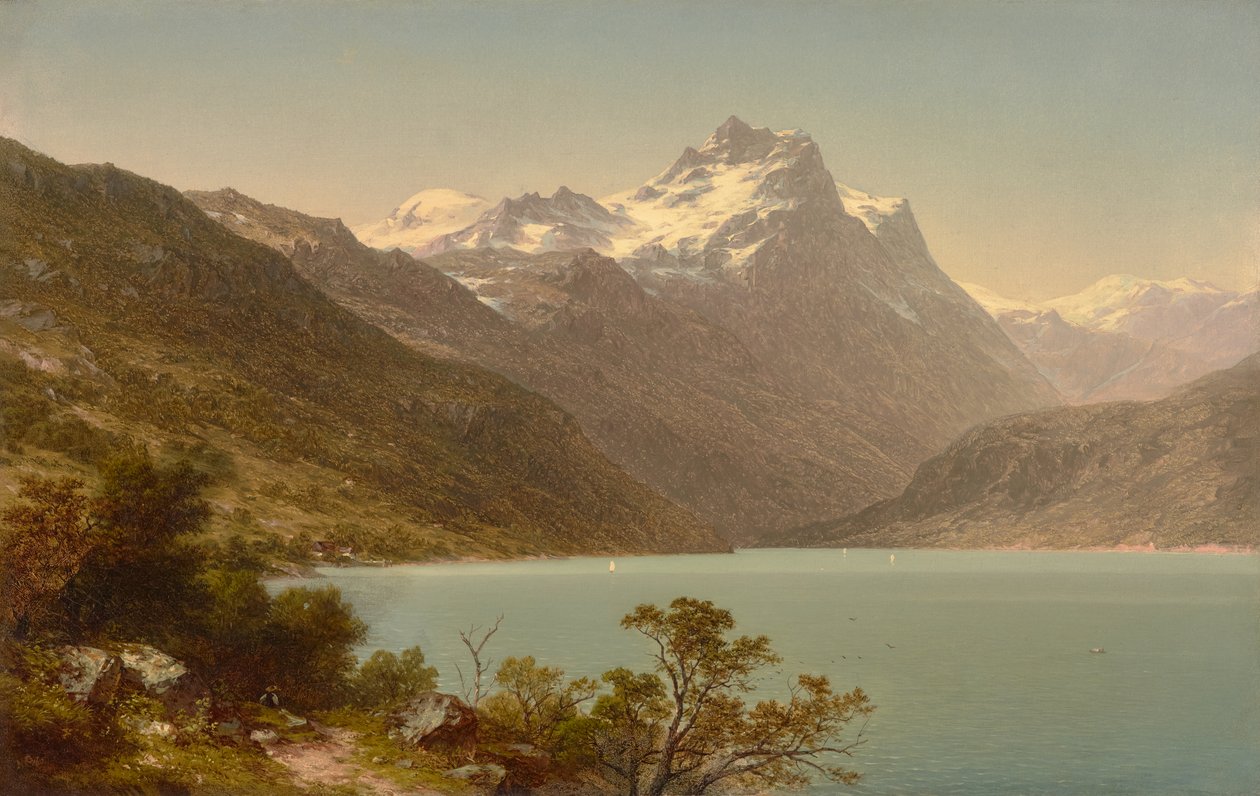 Lago alpino 1860 da John William Casilear
