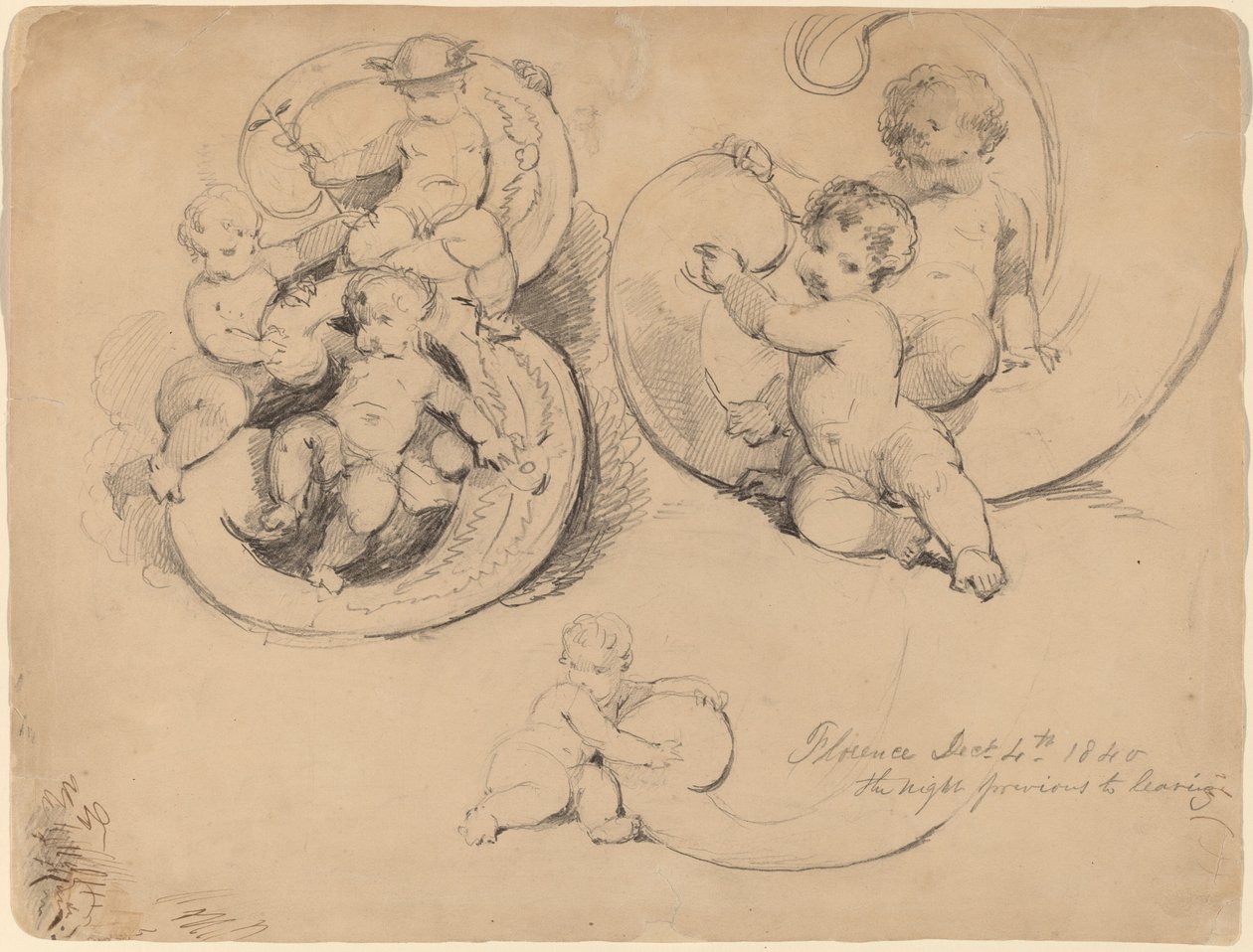 Studi di banconote [recto] da John William Casilear