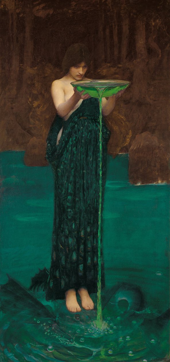 Circe Invidiosa da John William Waterhouse