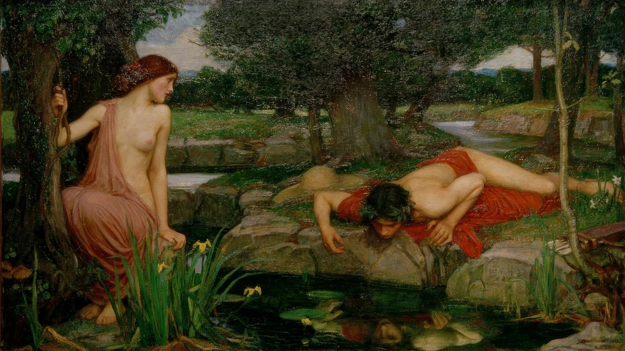 Eco e Narciso da John William Waterhouse