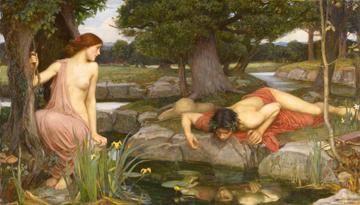 Eco e Narciso da John William Waterhouse