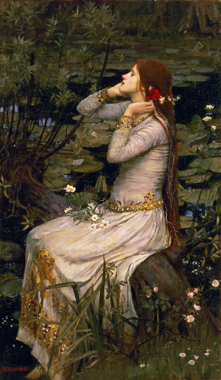 Ofelia, 1894 da John William Waterhouse