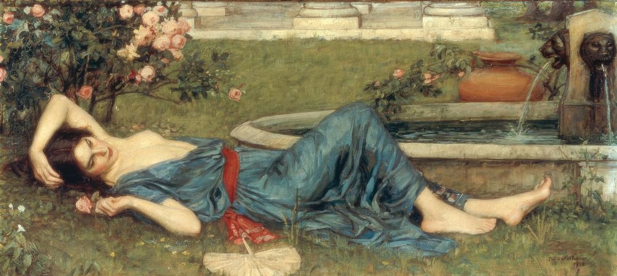 Dolce estate da John William Waterhouse