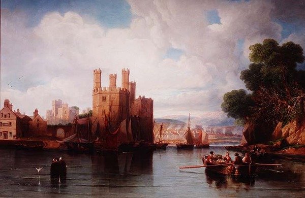 Castello di Caernarvon da John Wilson Carmichael