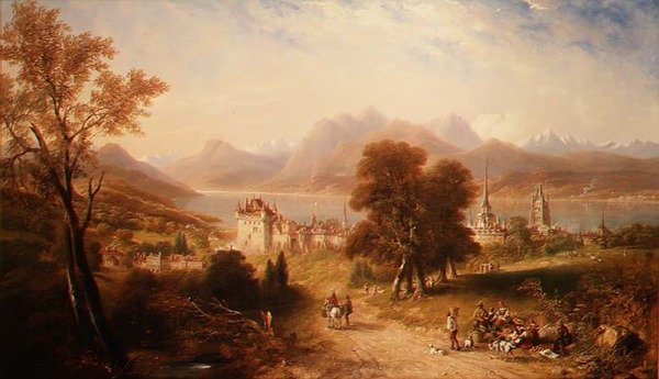 Lago di Lucerna da John Wilson Carmichael