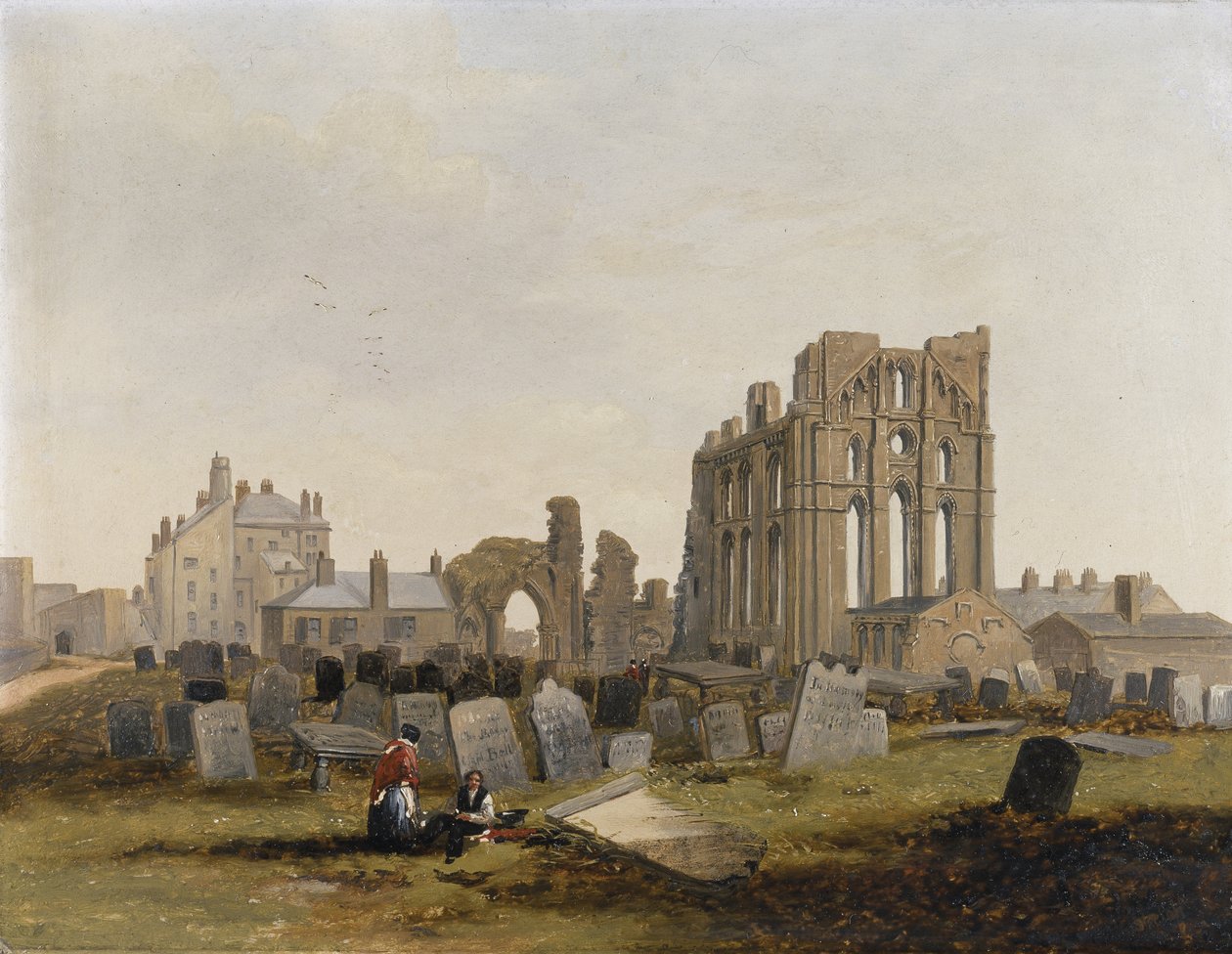 Priorato di Tynemouth da Est da John Wilson Carmichael