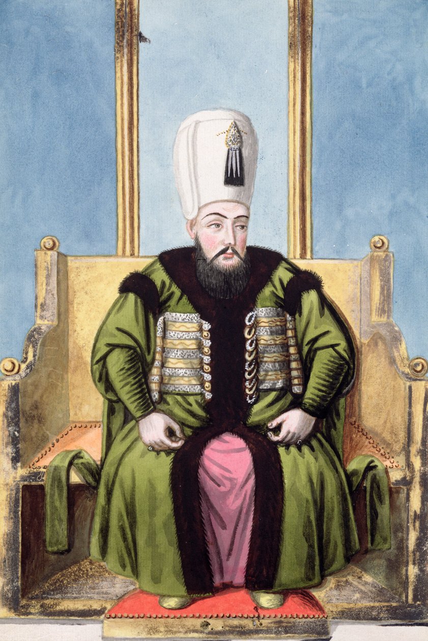Ahmed I, imperatore ottomano, 1808 da John Young