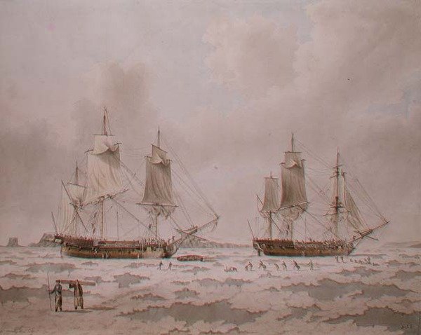Spedizione del Commodoro Phipps da John the Younger Cleveley