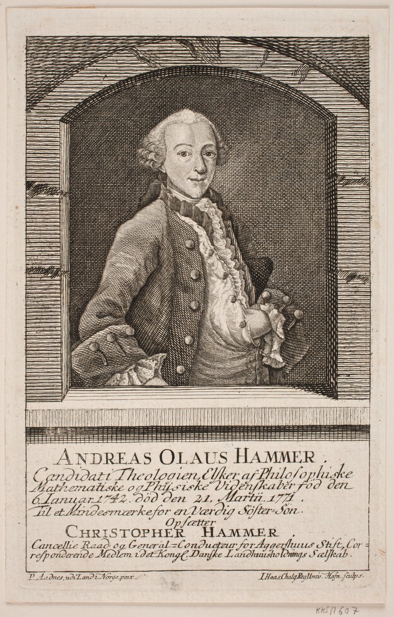 Danese:  Andreas Olaus Hammer da Jonas Haas