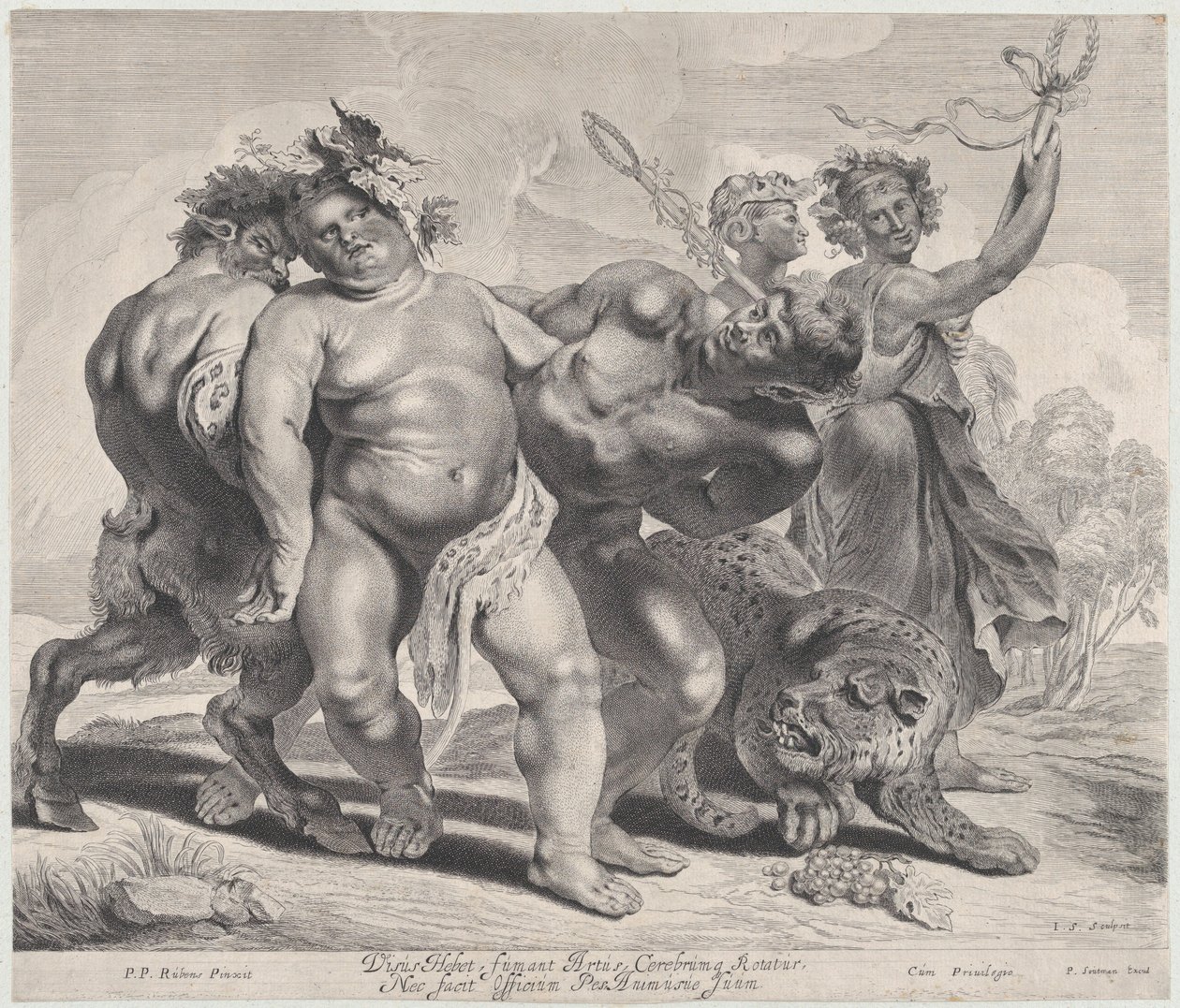 Ubriachezza di Bacco, 1630-57 da Jonas Suyderhoef