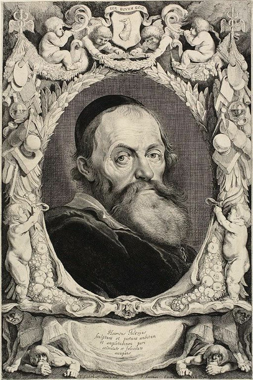 Ritratto di Hendrik Goltzius da Jonas Suyderhoef