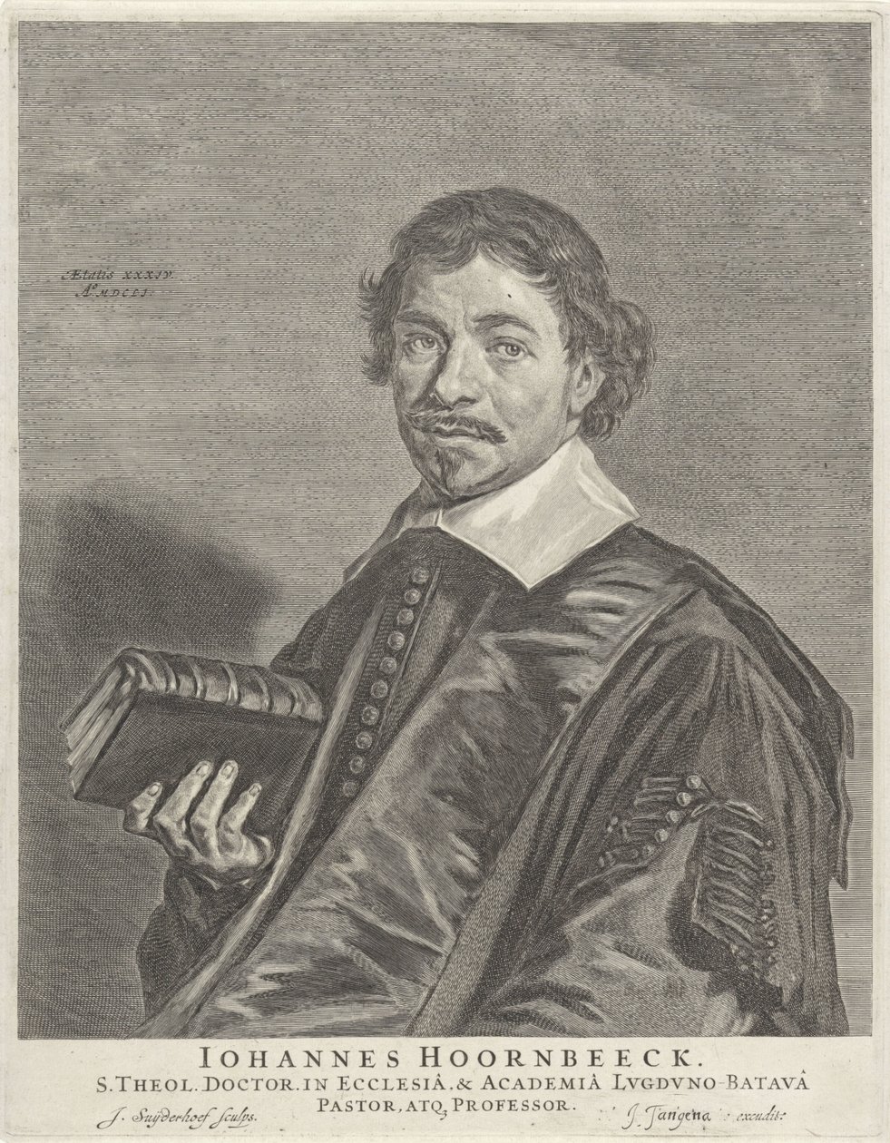 Ritratto di Johannes Hoornbeeck da Jonas Suyderhoef