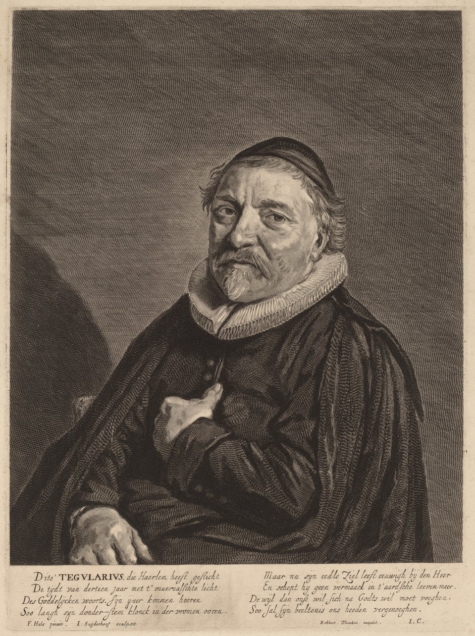Adriaen Tegularius da Jonas Suyderhoff after Frans Hals