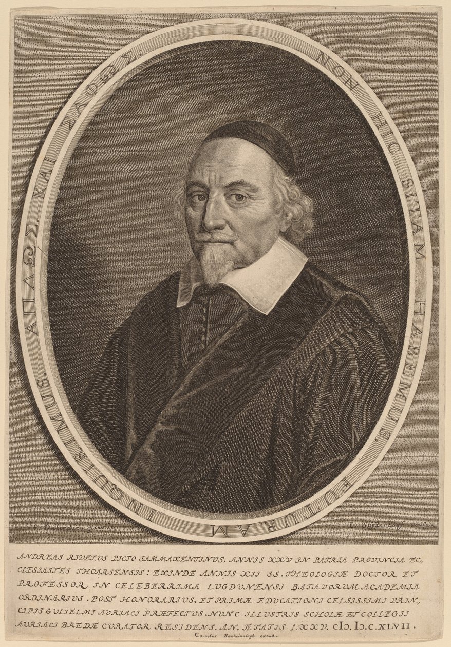 Andreas Rivetus da Jonas Suyderhoff after Pieter Dubordieu
