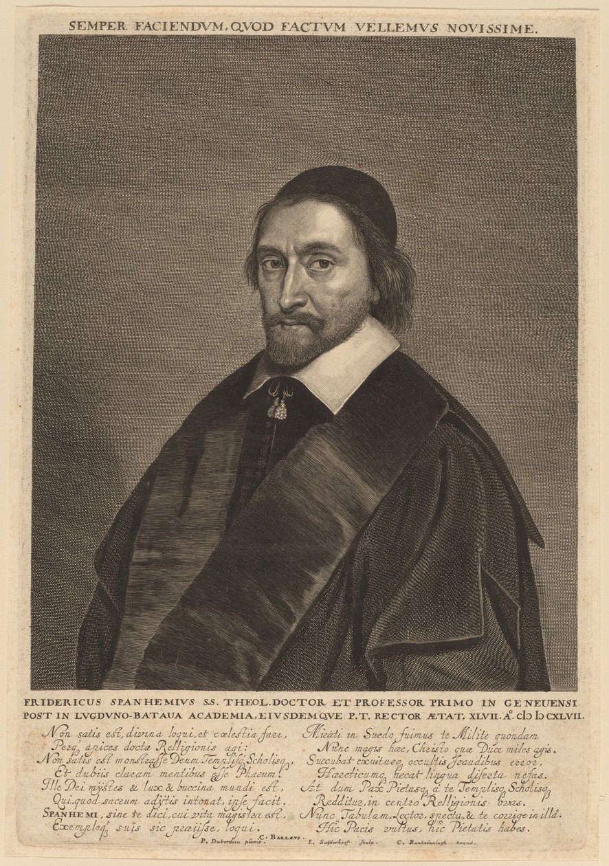 Frederick Spanheim da Jonas Suyderhoff after Pieter Dubordieu