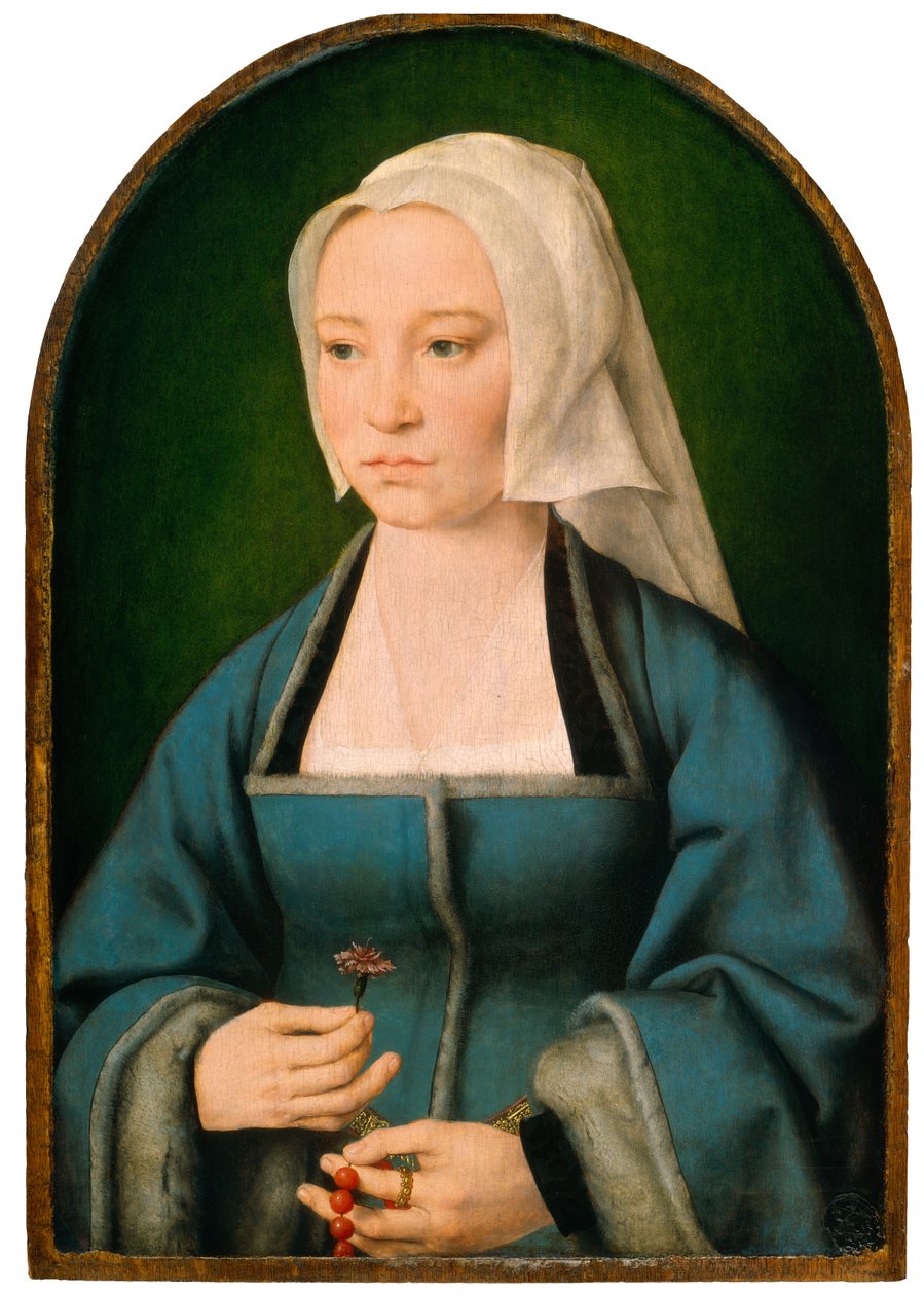 Margaretha Boghe, moglie di Joris Vezeleer da Joos van Cleve