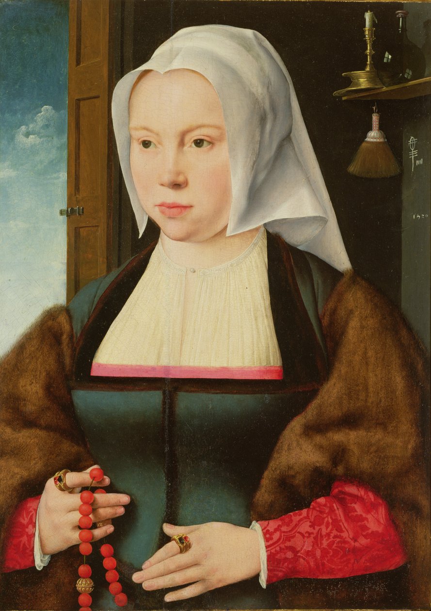Ritratto di una Signora Sconosciuta, 1527 da Joos van Cleve