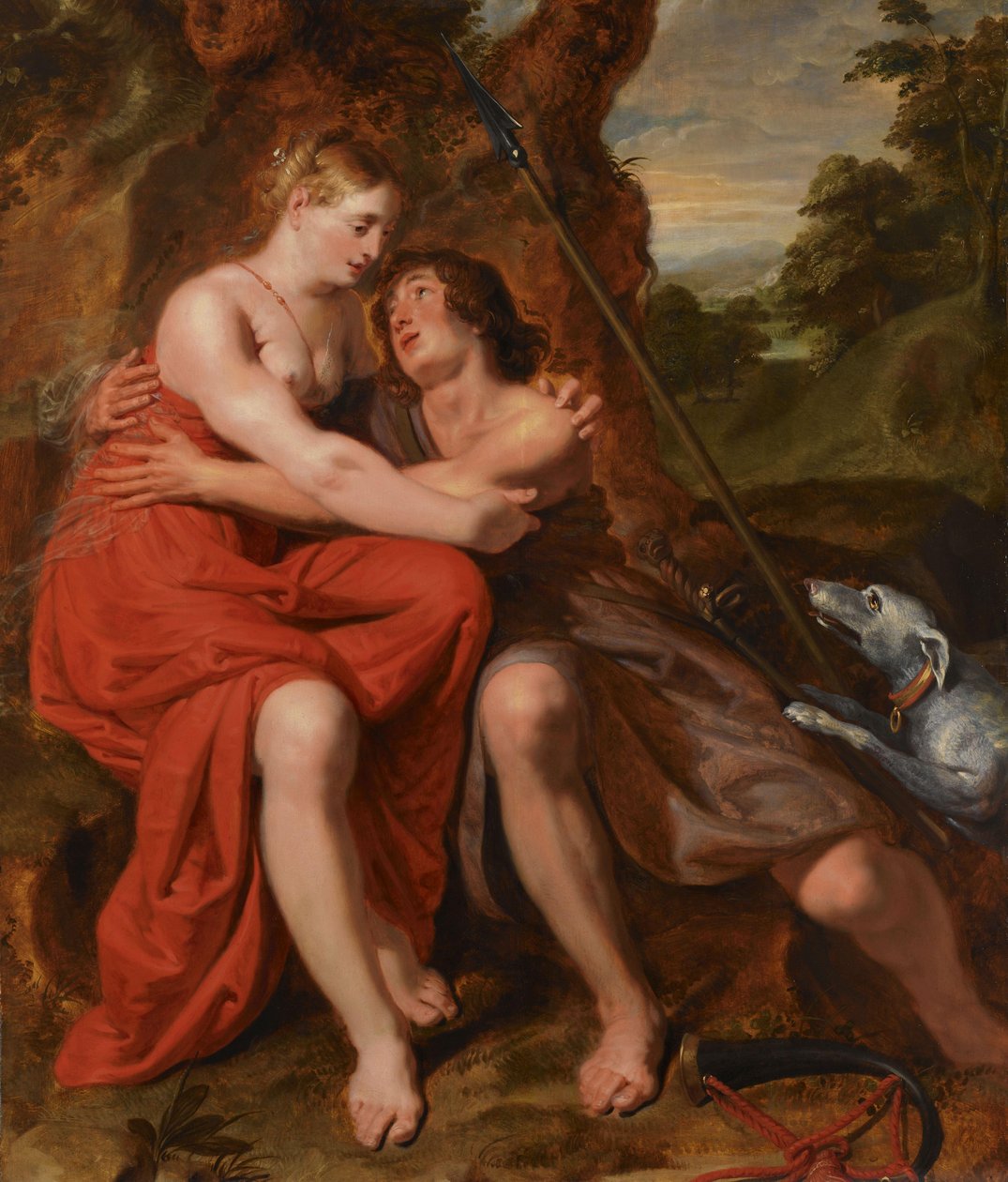 Venere e Adone da Joos de Pape