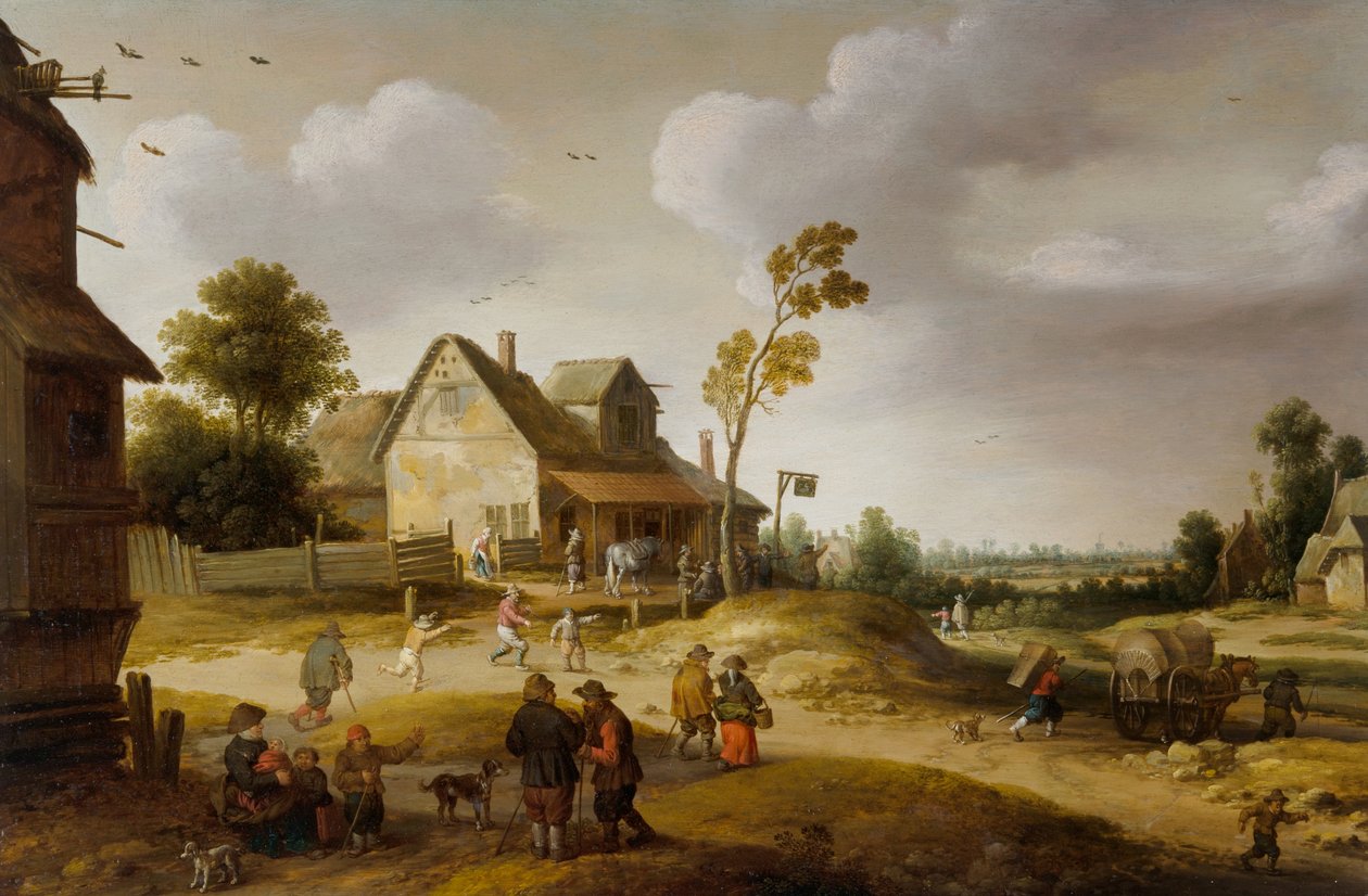 Scena di villaggio da Joost Cornelisz. Droochsloot