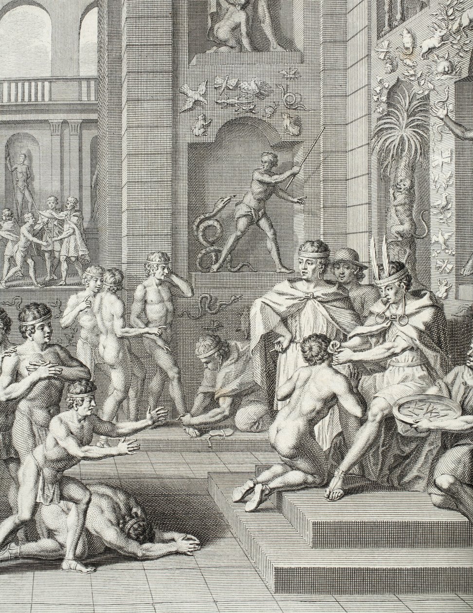 Cerimonie Inca osservate dai Cavalieri dei Principi del Sangue, da 