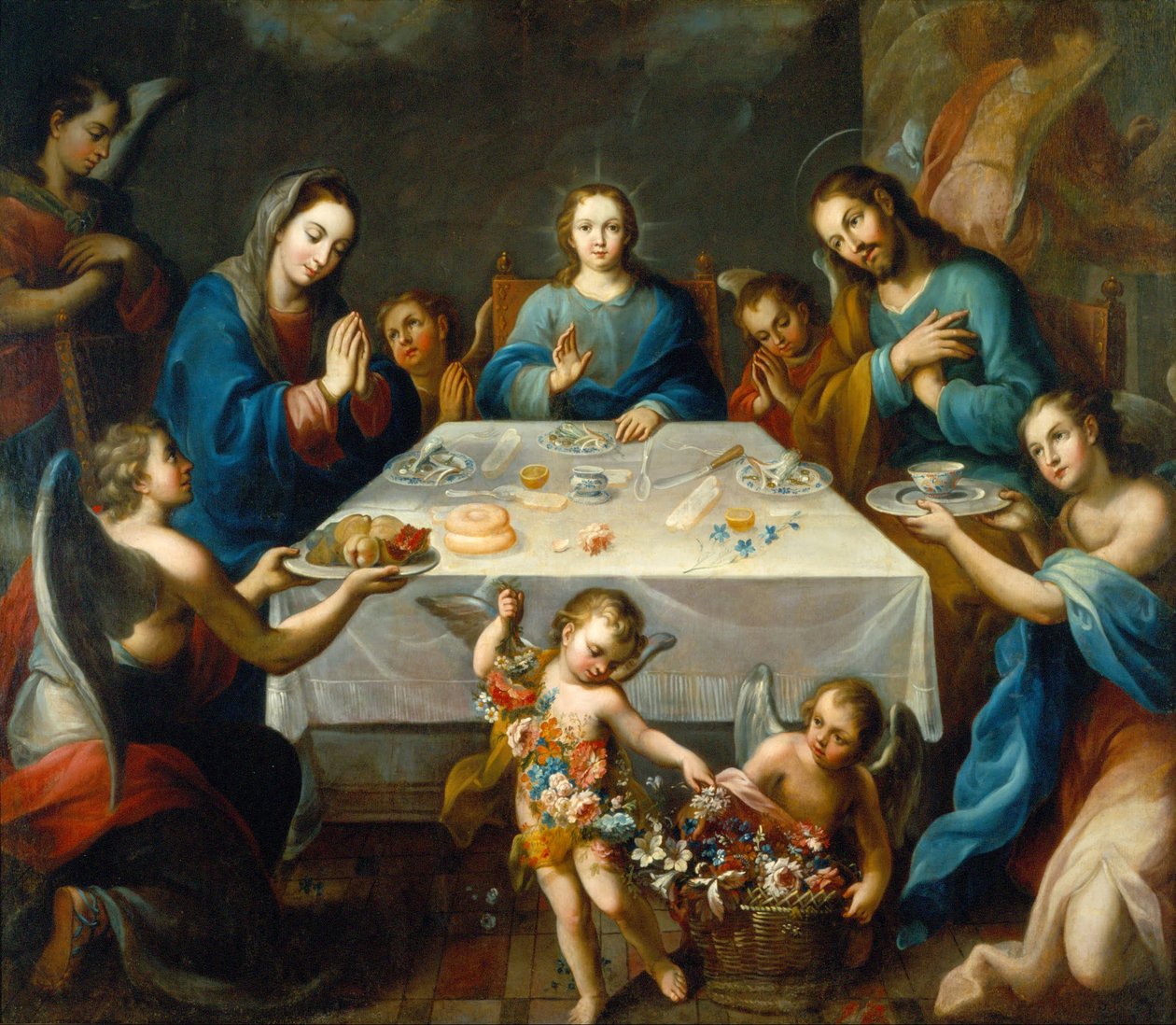 La benedizione della tavola da José de Alcíbar