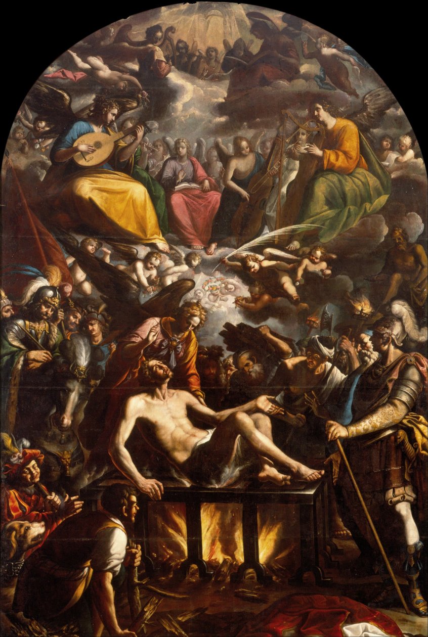 Il martirio di San Lorenzo da José Juárez