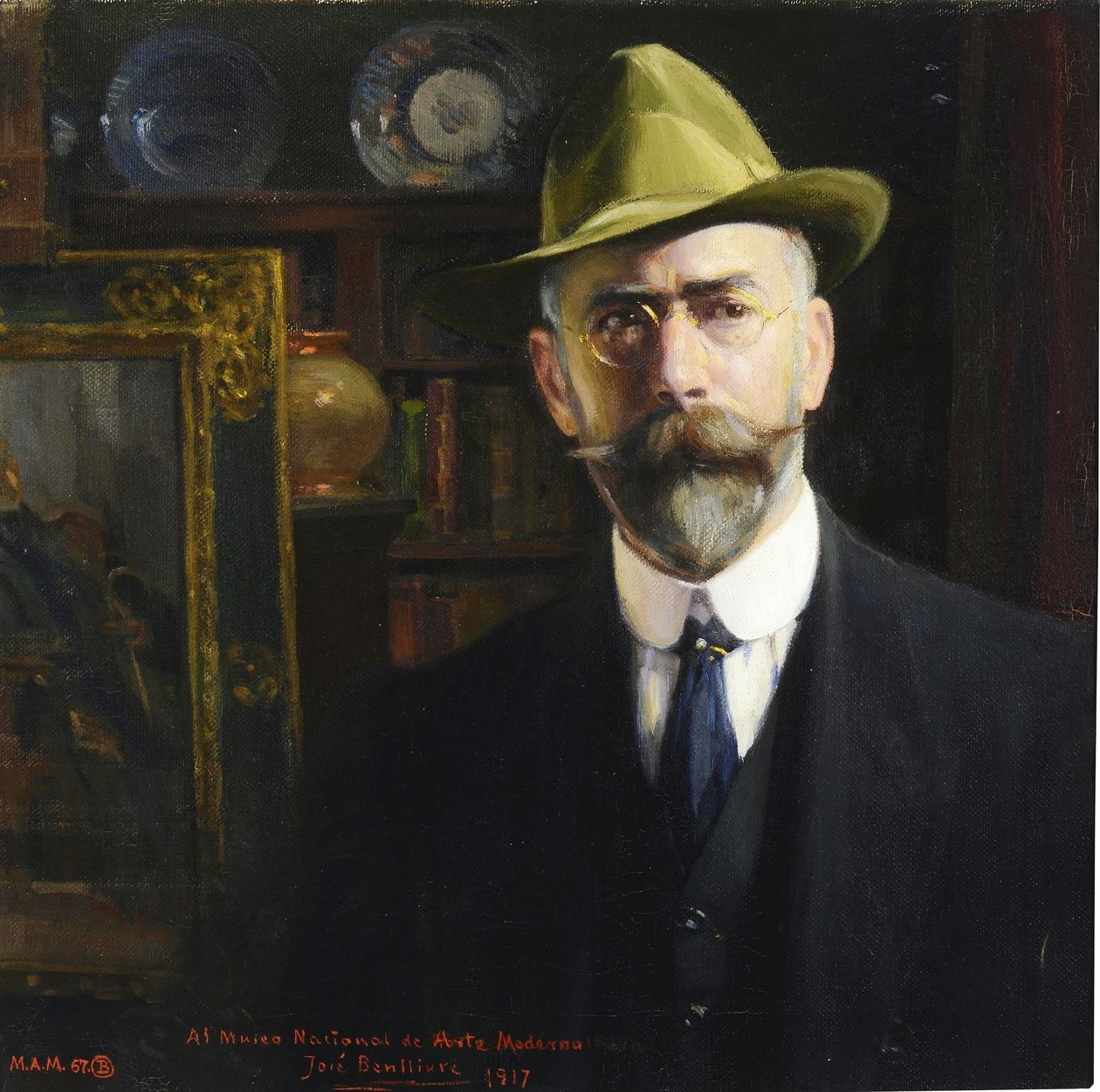 Spagnolo:  Autoritratto Autoritratto da Jose Benlliure y Gil