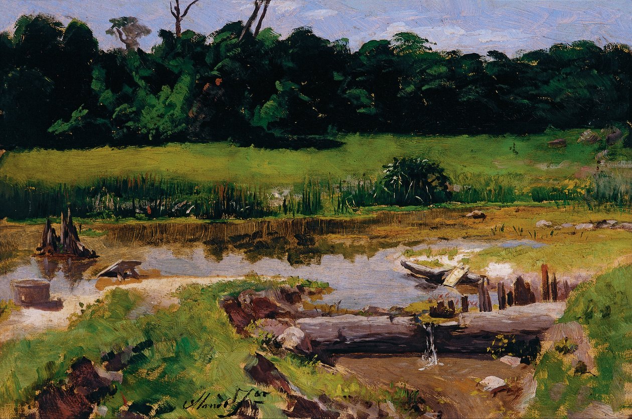 Paesaggio Fluviale da José Ferraz de Almeida Júnior