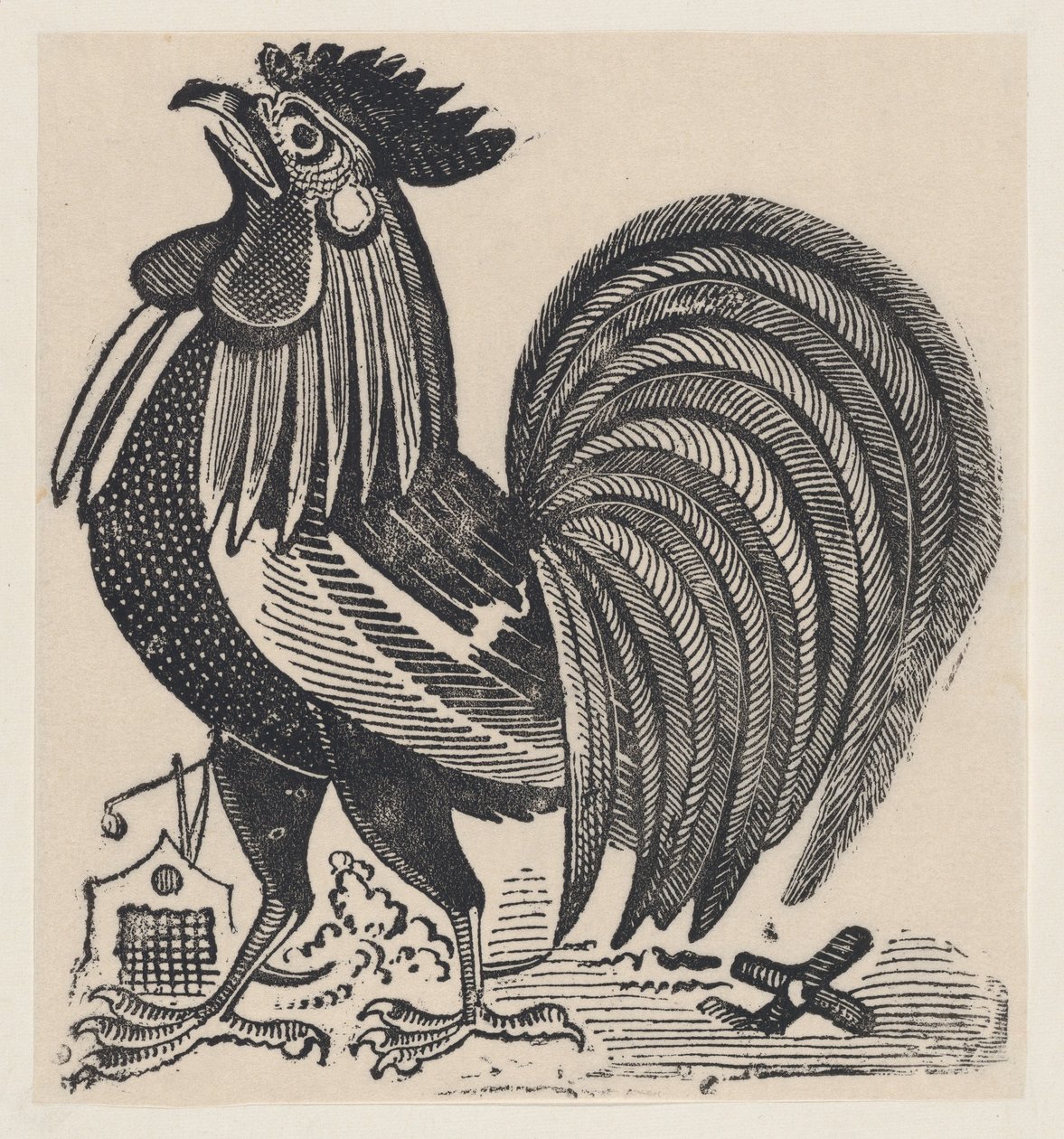 Un gallo, ca. 1880-1910 da José Guadalupe Posada