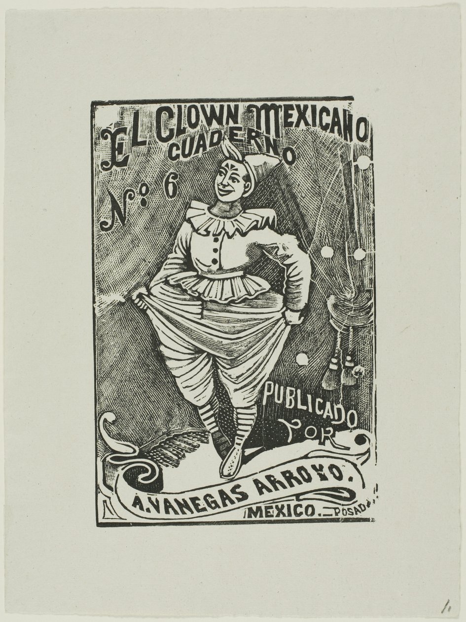 Clown messicano, n. 6 da José Guadalupe Posada