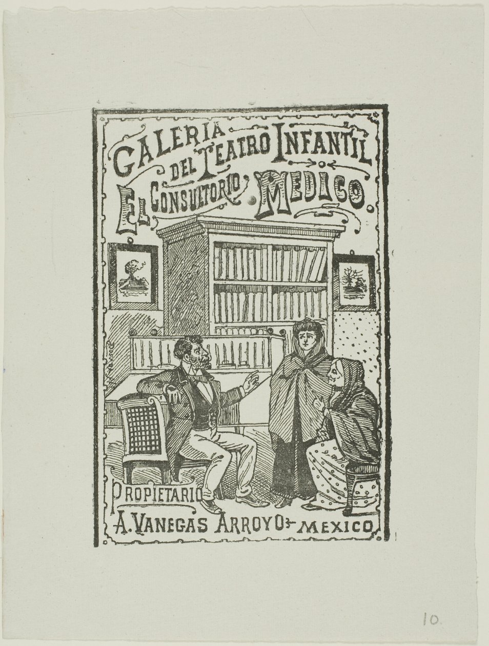 Lo studio del medico da José Guadalupe Posada