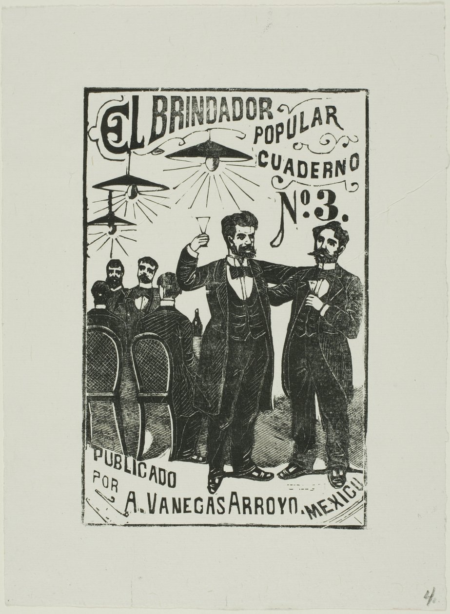 Il popolare maestro di brindisi da José Guadalupe Posada