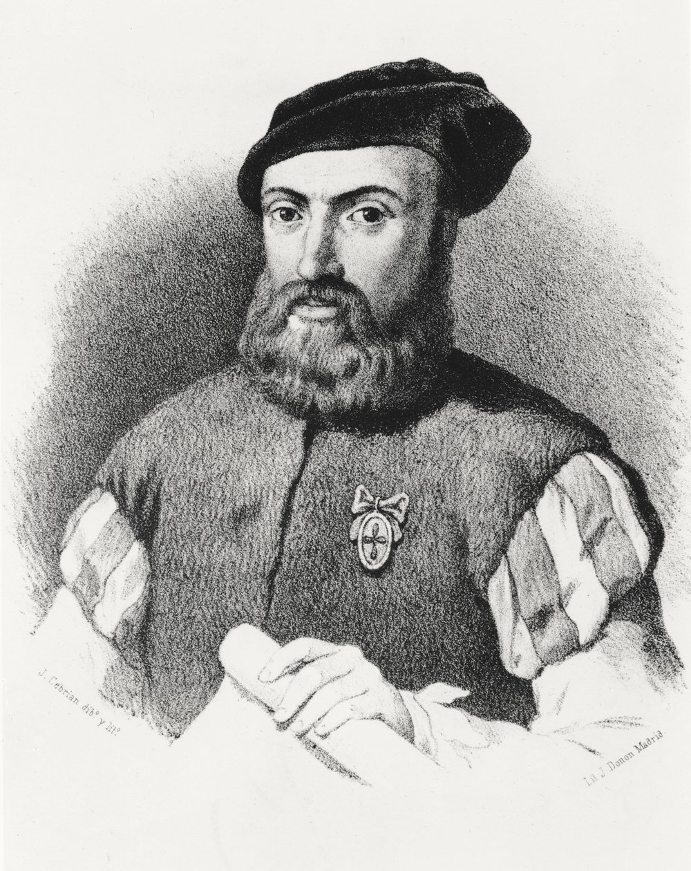 Ferdinando Magellano (c.1480-1521) da Jose Cebrian Garcia