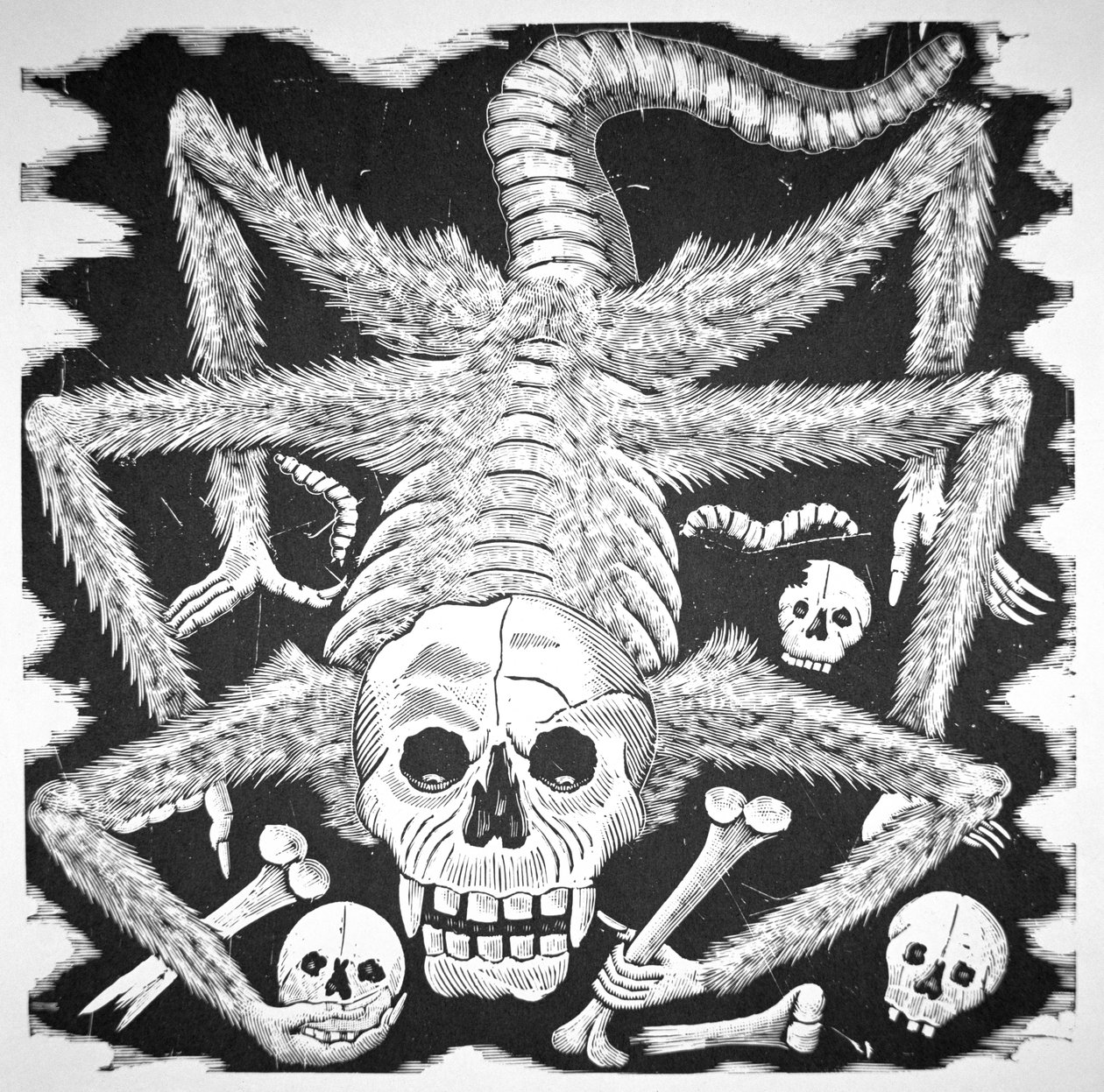Calavera Huertista, c.1910 (incisione) da José Guadalupe Posada