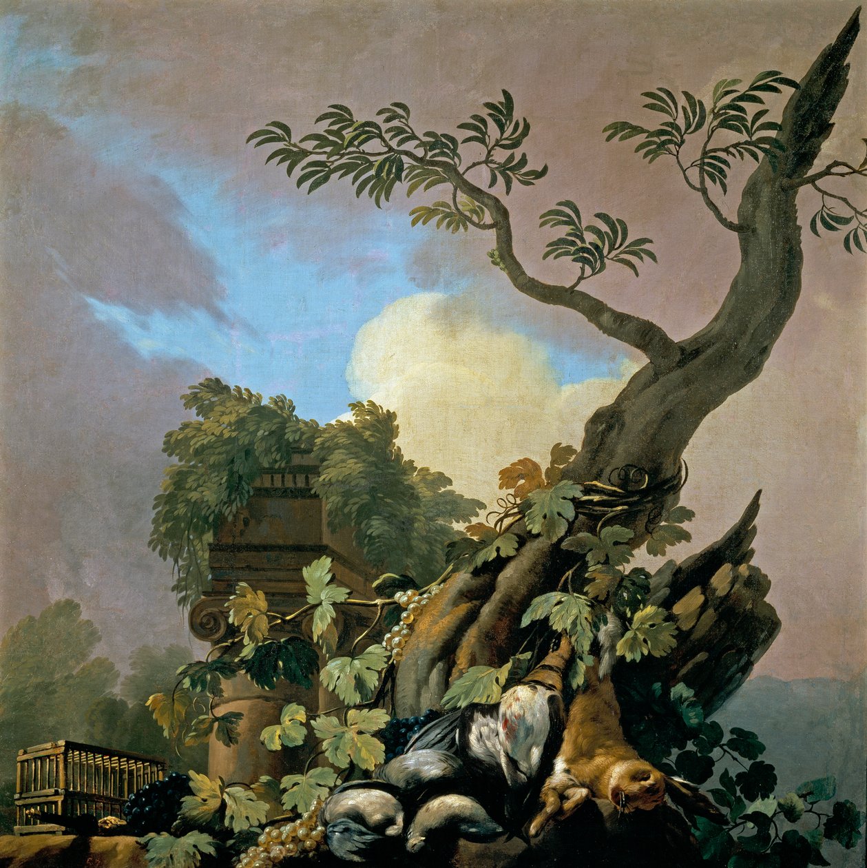 Caccia: Uccelli e lepri da José del Castillo