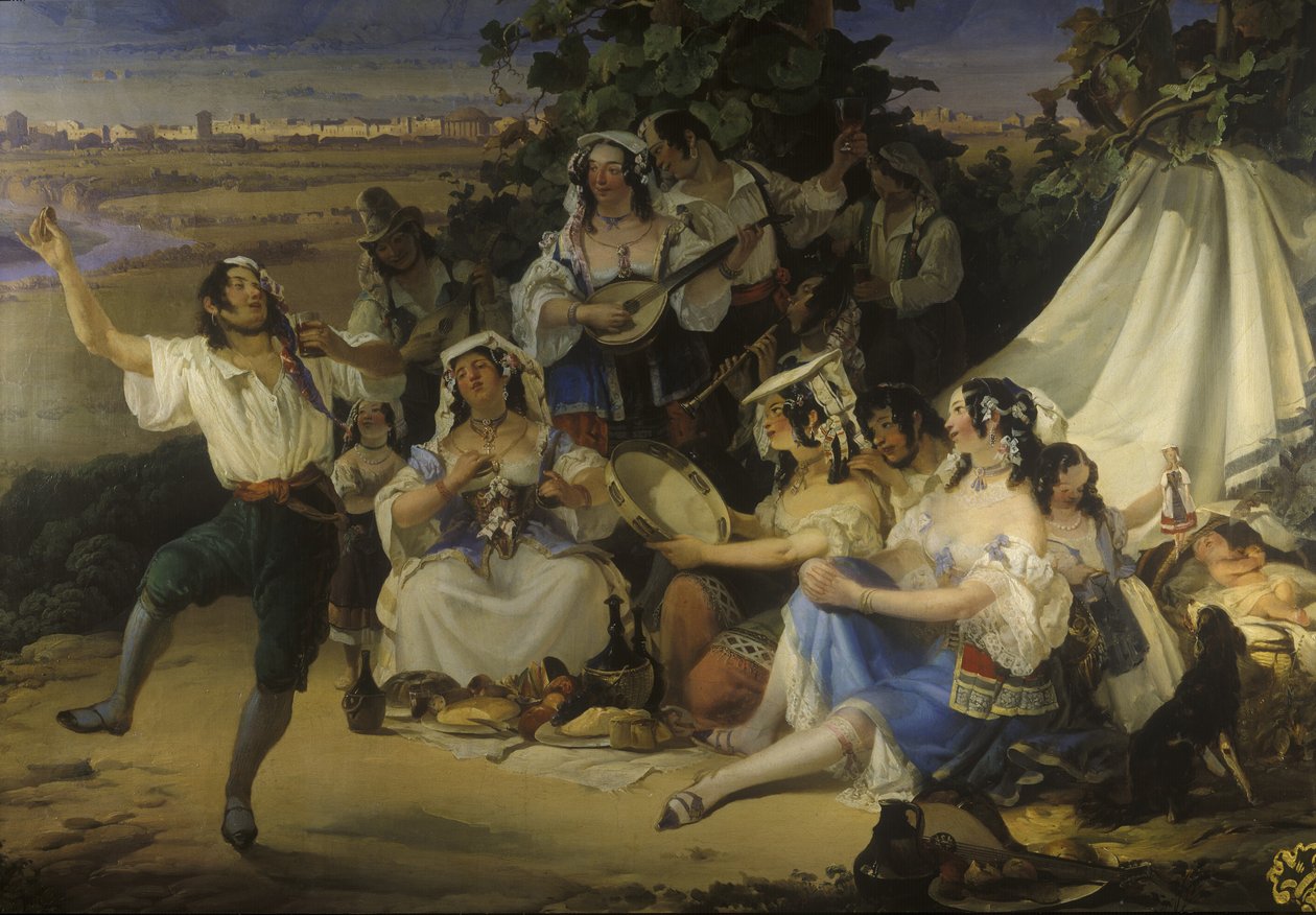 Torino, Monte Superga, 1850 da Josef Matj Navrátil